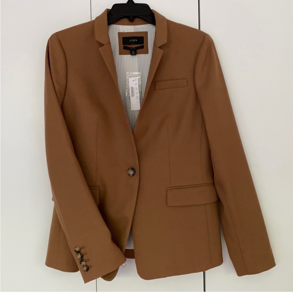 J Crew Regent Blazer in Camel